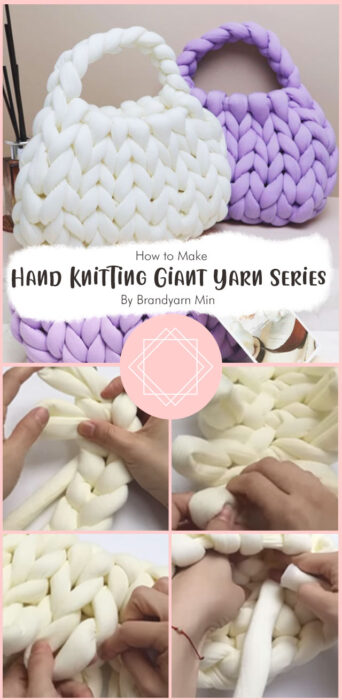 Hand Knitting Giant Yarn Series By Brandyarn Min