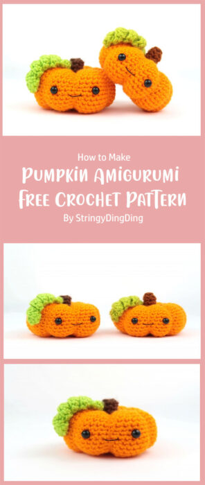 Pumpkin Amigurumi - Free Crochet Pattern By StringyDingDing