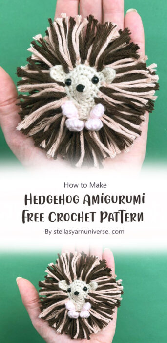 Hedgehog Amigurumi - Free Crochet Pattern By stellasyarnuniverse. com