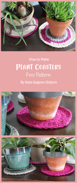 Plant Coasters By Kate Gagnon Osborn