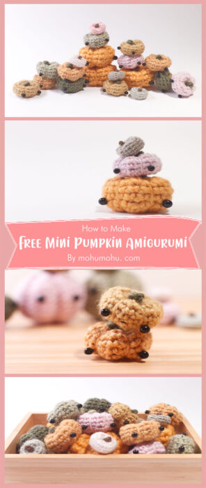 Mini Pumpkin Amigurumi - Free Crochet Pattern By mohumohu. com