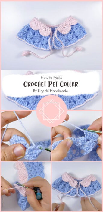 How to Crochet Pet Collar By Lingzhi Handmade
