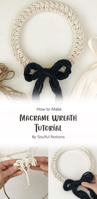 Macrame Wreath Tutorial By Soulful Notions
