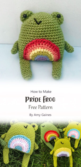 Pride Frog By Amy Gaines