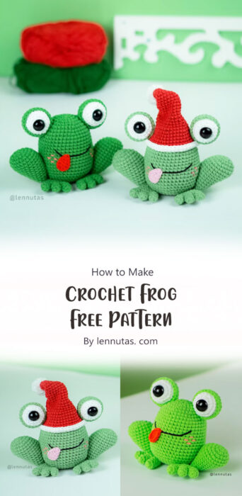 Crochet Frog Free Pattern By lennutas. com