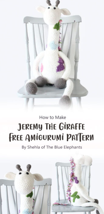 Jeremy the Giraffe: Free Giraffe Amigurumi Pattern By Shehla of The Blue Elephants