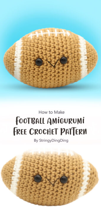 Football Amigurumi - Free Crochet Pattern By StringyDingDing