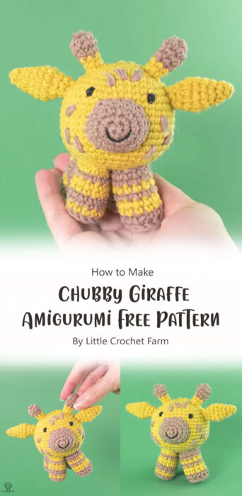 Chubby Giraffe Amigurumi Free Pattern By Little Crochet Farm