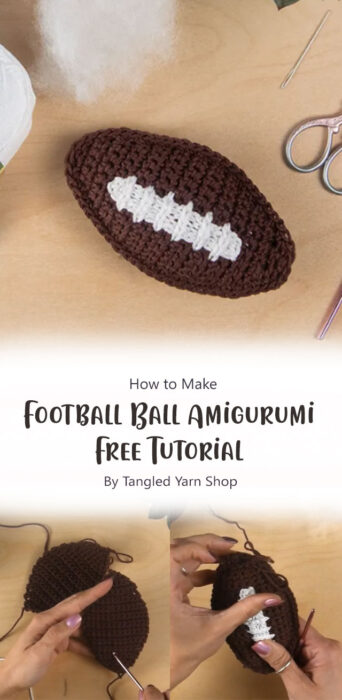 Football Ball Amigurumi Free Pattern By Tangled Yarn Shop