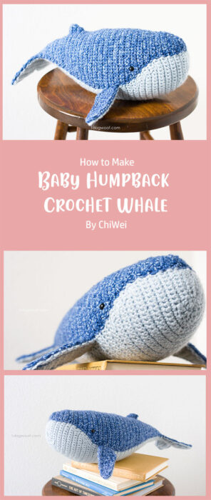 Baby Humpback Crochet Whale Free Pattern By ChiWei