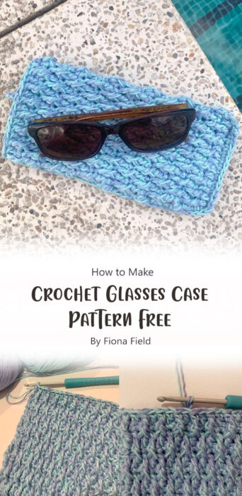 Crochet Glasses Case Pattern Free By Fiona Field