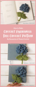 Beautiful Hydrangea Flower Free Crochet Pattern Ideas - Carolinamontoni.com