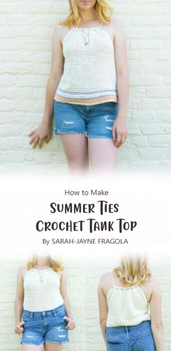 Summer Ties Crochet Tank Top By SARAH-JAYNE FRAGOLA