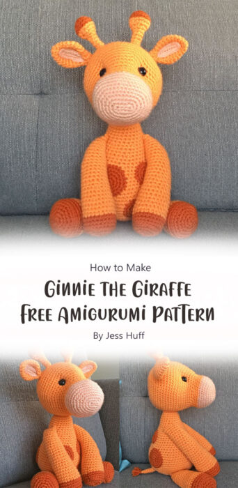 Ginnie the Giraffe Free Amigurumi Pattern By Jess Huff