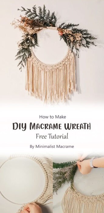DIY Macrame Wreath By Minimalist Macrame
