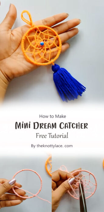 How to Make Mini Dream Catcher By DP art idea
