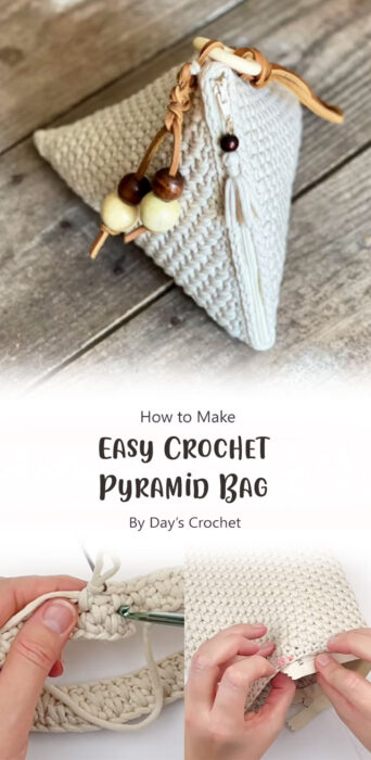 Easy Crochet Pyramid Bag By Day’s Crochet