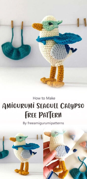 Amigurumi Seagull Calypso Free Pattern By freeamigurumipatterns