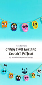 Easy Skull Garland Free Crochet Pattern Ideas - Carolinamontoni.com