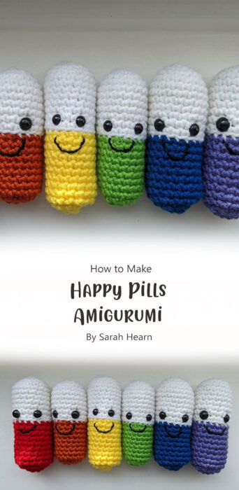 Happy Pills Amigurumi By Sarah Hearn