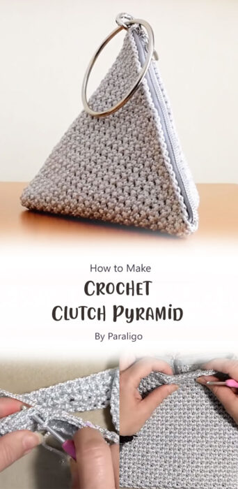 Crochet Clutch Pyramid By Paraligo