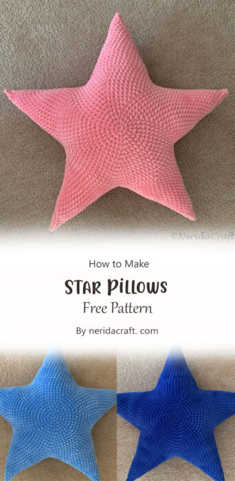 Star Pillows By neridacraft. com