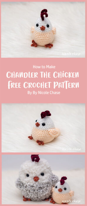 Chandler the Chicken - Free Crochet Pattern By By Nicole Chase
