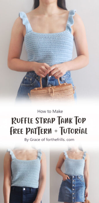 7 Stylish Ruffle Sleeve Top Free Crochet Pattern Ideas ...