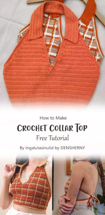 Crochet Collar Top By Ingalutasinulid by DENSHERNY