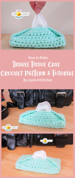 Travel Tissue Case Crochet Pattern & Tutorial By Jayda InStitches