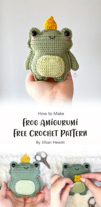 Frog Amigurumi Free Crochet Pattern By Jillian Hewitt