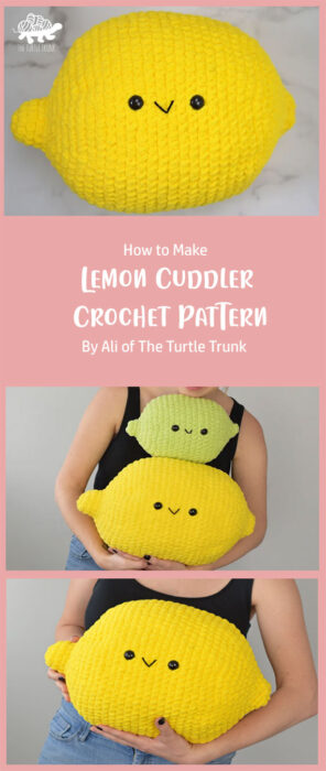 Lemon Cuddler Crochet Pattern By Ali of The Turtle Trunk