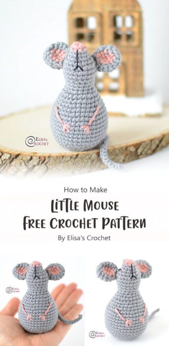 Little Mouse Free Crochet Pattern By Elisa's Crochet
