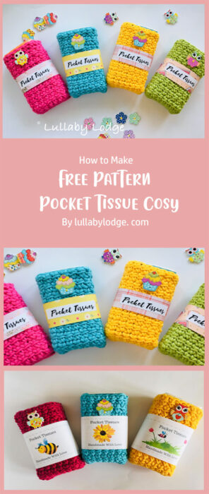 Free Pattern - Pocket Tissue Cosy By lullabylodge. com