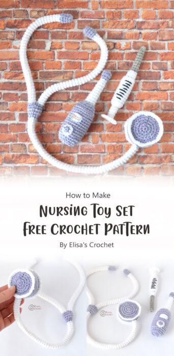 Nursing Toy Set Free Crochet Pattern By Elisa's Crochet