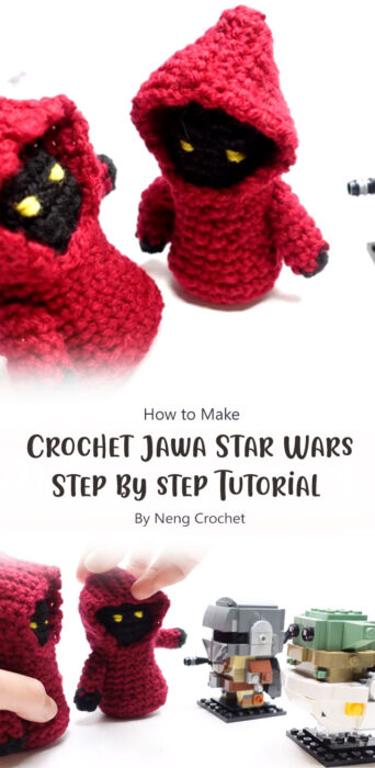 Crochet Jawa Star Wars Step by step Tutorial By Neng Crochet