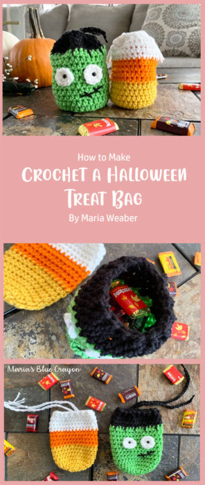 How to Crochet a Halloween Treat Bag By Maria Weaber