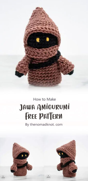 Jawa Amigurumi Free Pattern By thenomadknot. com