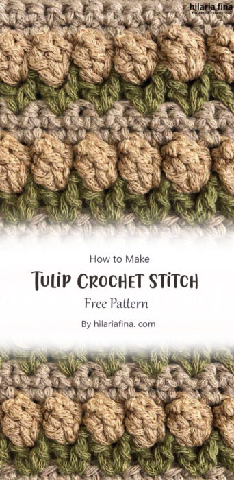 Tulip Crochet Stitch By hilariafina. com