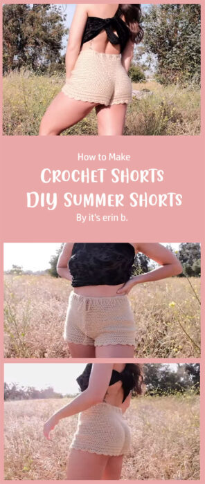 Crochet Shorts - DIY Crochet Summer Shorts By it's erin b.