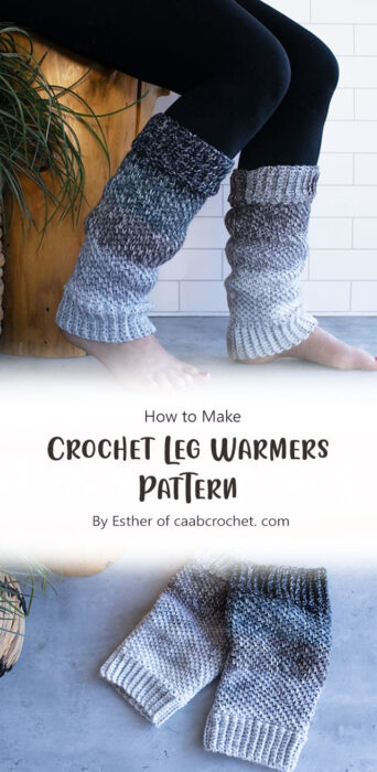 Leg Warmer Free Crochet Pattern & Tutorial Ideas (Part 2 ...