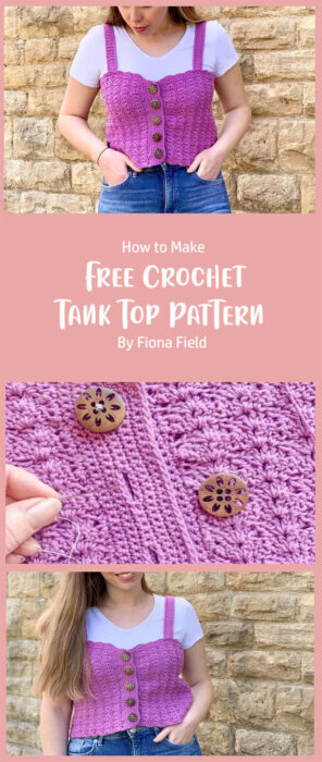 Free Crochet Tank Top Pattern By Fiona Field