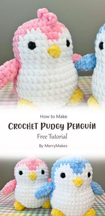 How to Crochet Pudgy Penguin By MerryMakes