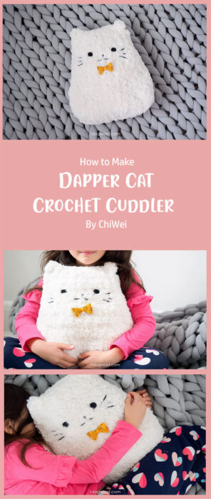 Dapper Cat Crochet Cuddler: The Coolest Cat in Town By ChiWei