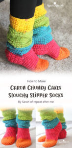 Slipper Socks Free Crochet Pattern Ideas (Part 2): Cozy Your Feet in ...