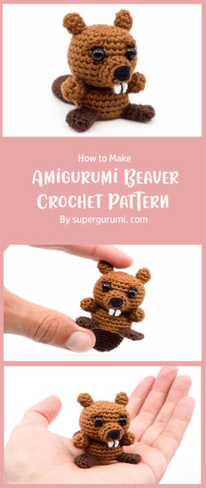 Amigurumi Beaver Crochet Pattern By supergurumi. com