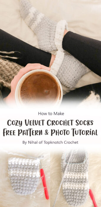 Slipper Socks Free Crochet Pattern Ideas (Part 2): Cozy Your Feet in ...