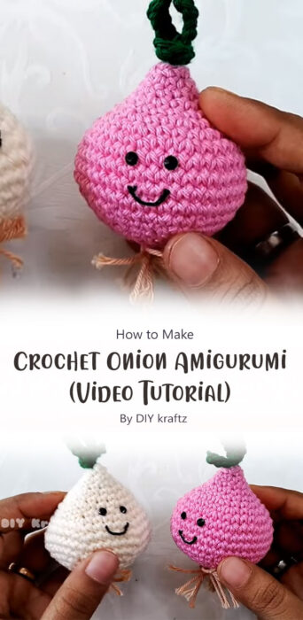 How to Crochet Onion Amigurumi By DIY kraftz