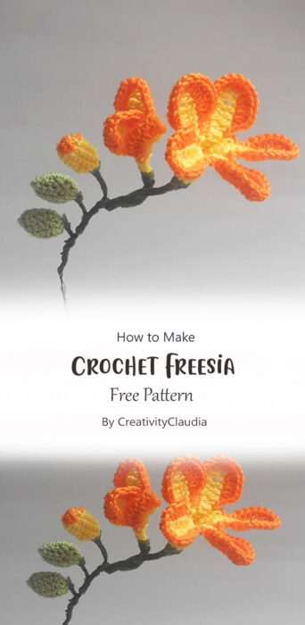 Crochet Freesia By CreativityClaudia