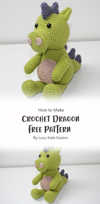Crochet Dragon Pattern By Lucy Kate Easton